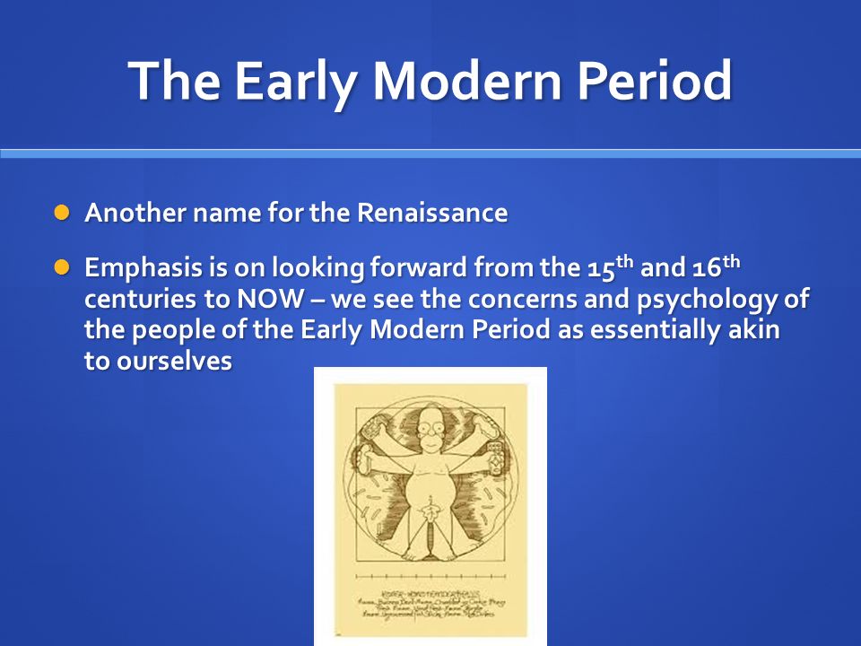 Early modern period